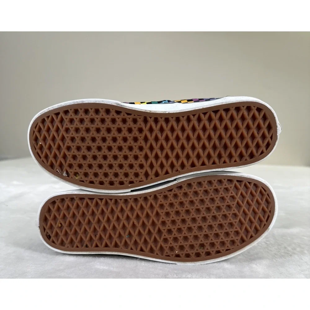 Vans Doheny Rainbow Mini Checkered Canvas Sneakers Women's Size 8.5 Bnfts Chrty - Picture 9 of 16